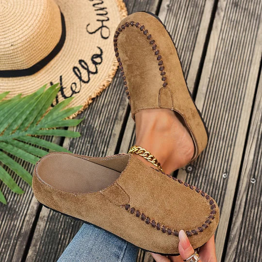 Darcie – Classic Leather Orthopaedic Mules