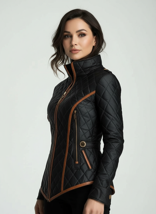 Bethany - Padded Jacket with Diamond Quilting