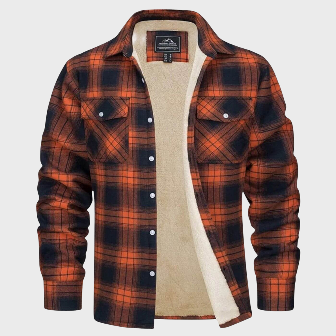 Tariq – Plaid Lined Jacket for Chilly Days