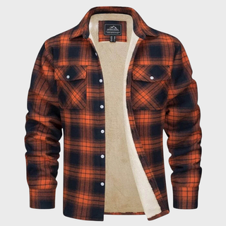 Tariq – Plaid Lined Jacket for Chilly Days