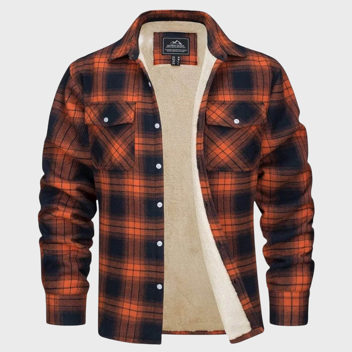 Tariq – Plaid Lined Jacket for Chilly Days