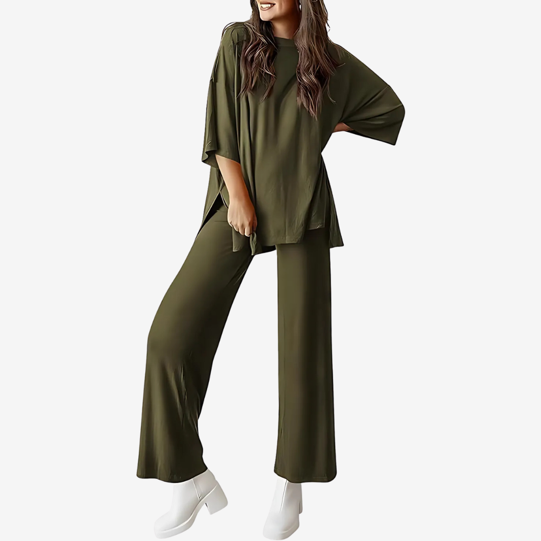 Nellie – Soft & Cozy Two-Piece Loungewear Set