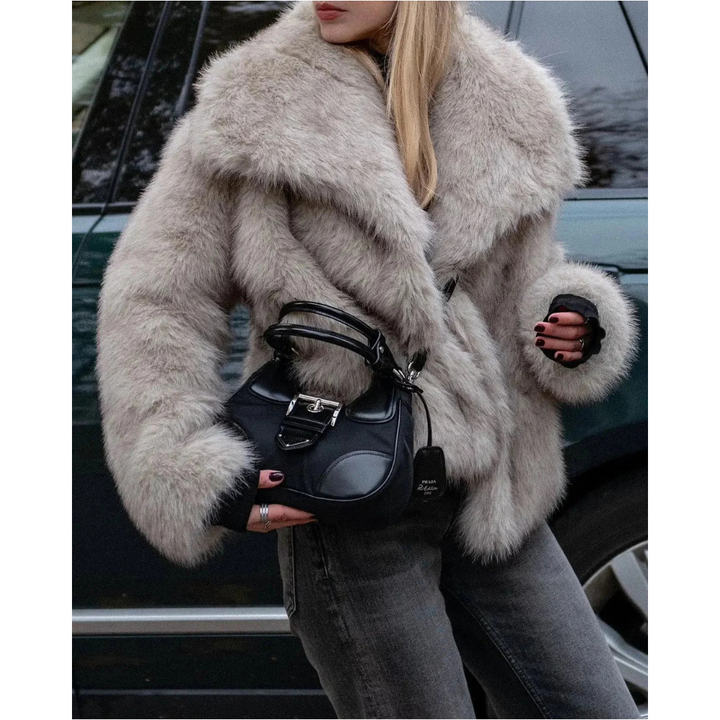 Bruna™ | Luxurious Faux Fur Jacket