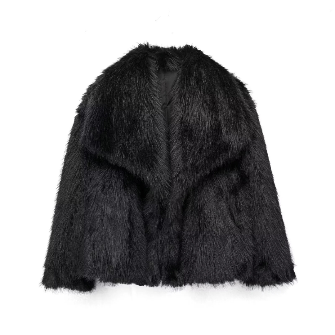 Bruna™ | Luxurious Faux Fur Jacket