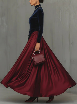 Posy – Luxurious Velvet and Satin Dress