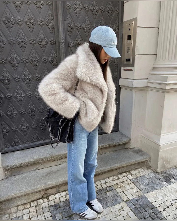 Bruna™ | Luxurious Faux Fur Jacket