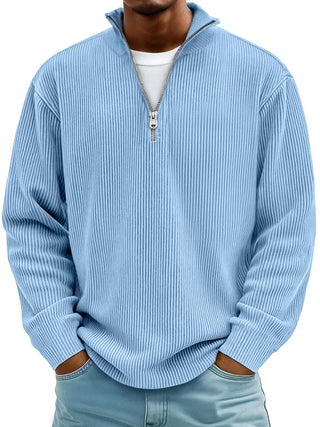 Jude – Stylish Half-Zip Knit Sweater