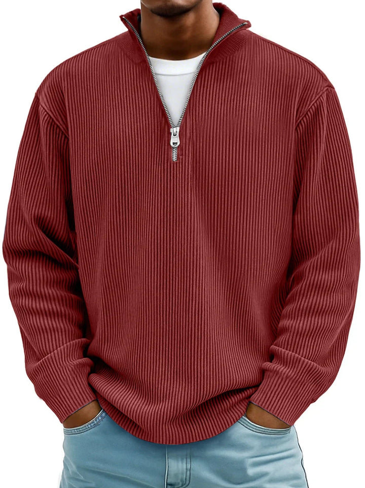 Jude – Stylish Half-Zip Knit Sweater
