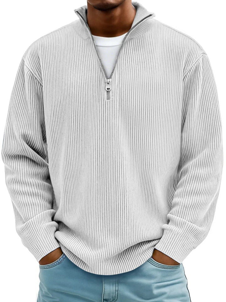 Jude – Stylish Half-Zip Knit Sweater