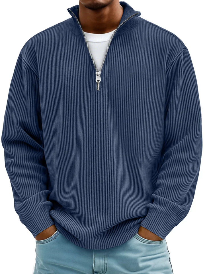 Jude – Stylish Half-Zip Knit Sweater