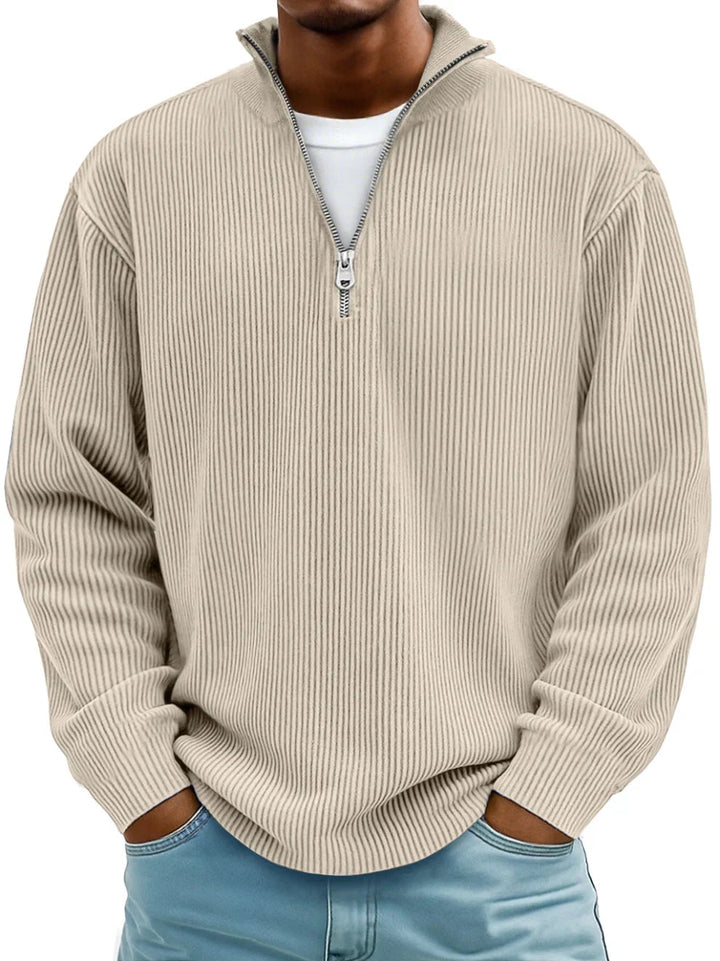Jude – Stylish Half-Zip Knit Sweater