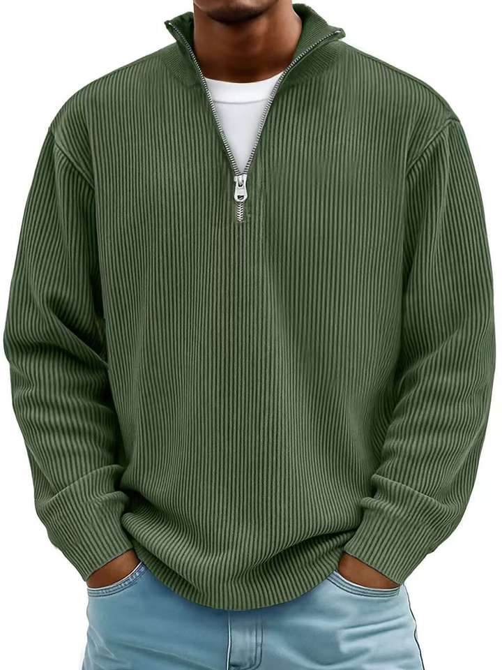 Jude – Stylish Half-Zip Knit Sweater