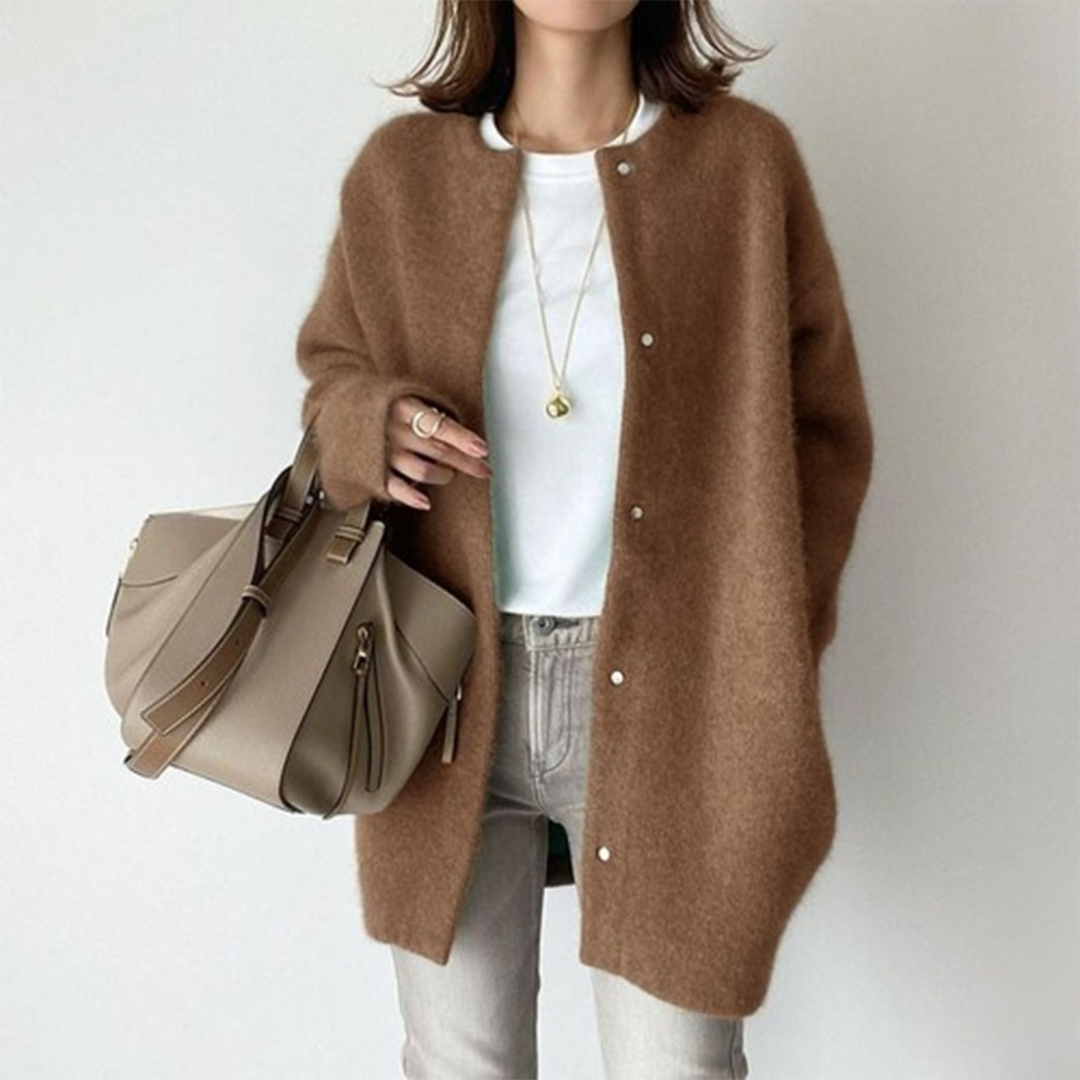 Alicia | Long Soft Knit Cardigan