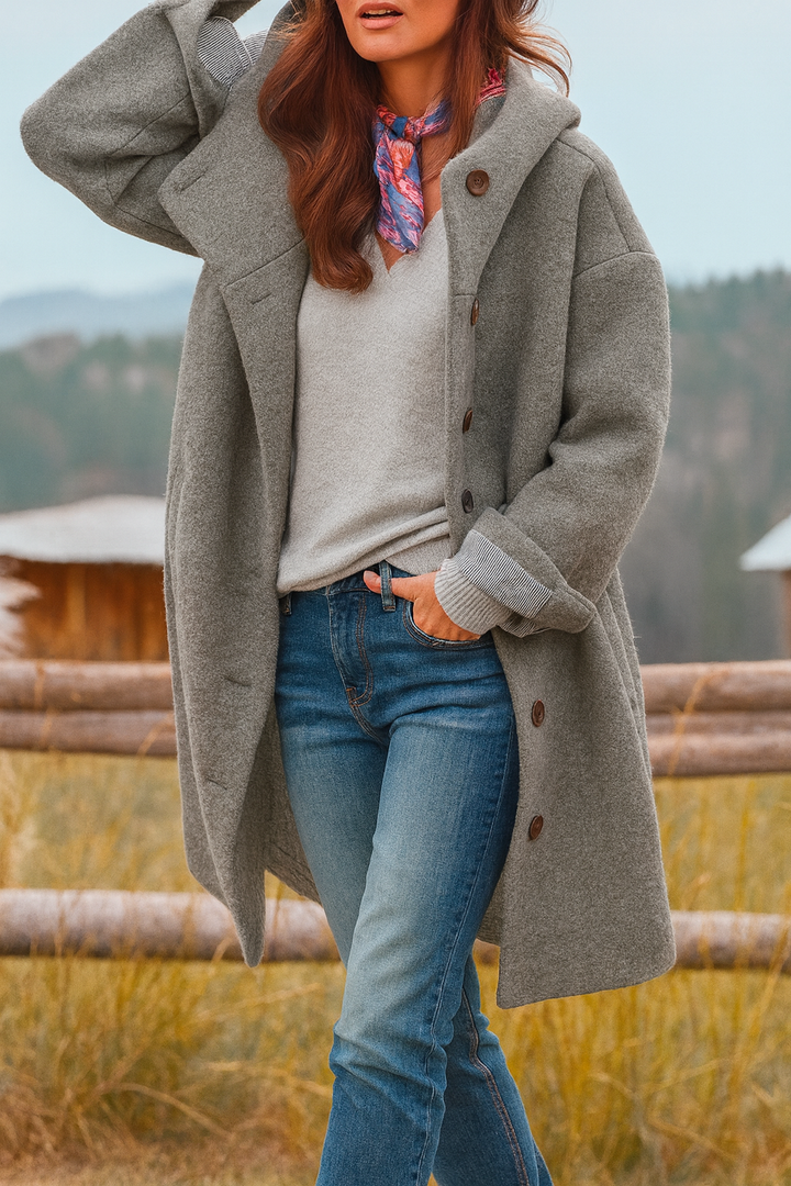 Eileen – Stylish Hooded Jacket with a Chic Silhouette