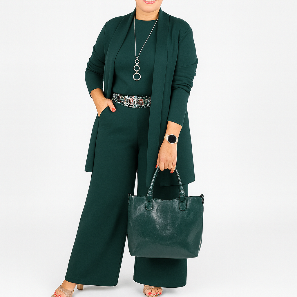 Lucy – Chic 3-Piece Stretch Ensemble