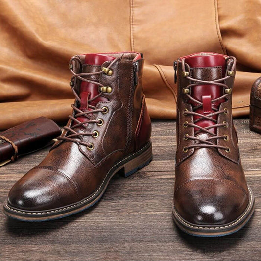 Jacob – Luxury Leather Oxford Boots