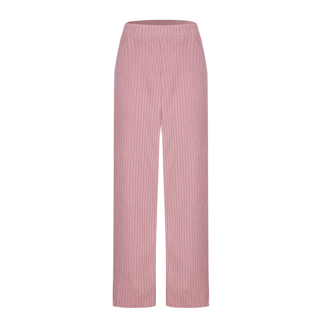 Everly - Cozy Ribbed Knit Sweatpants