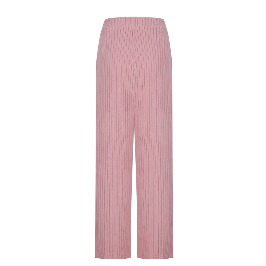 Everly - Cozy Ribbed Knit Sweatpants
