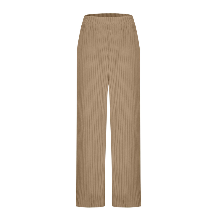 Everly - Cozy Ribbed Knit Sweatpants