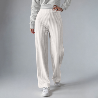 Everly - Cozy Ribbed Knit Sweatpants