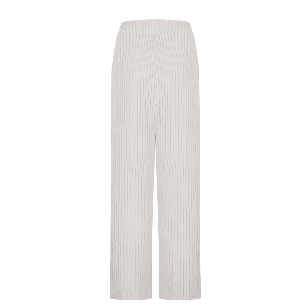 Everly - Cozy Ribbed Knit Sweatpants