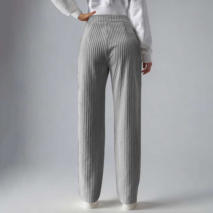 Everly - Cozy Ribbed Knit Sweatpants