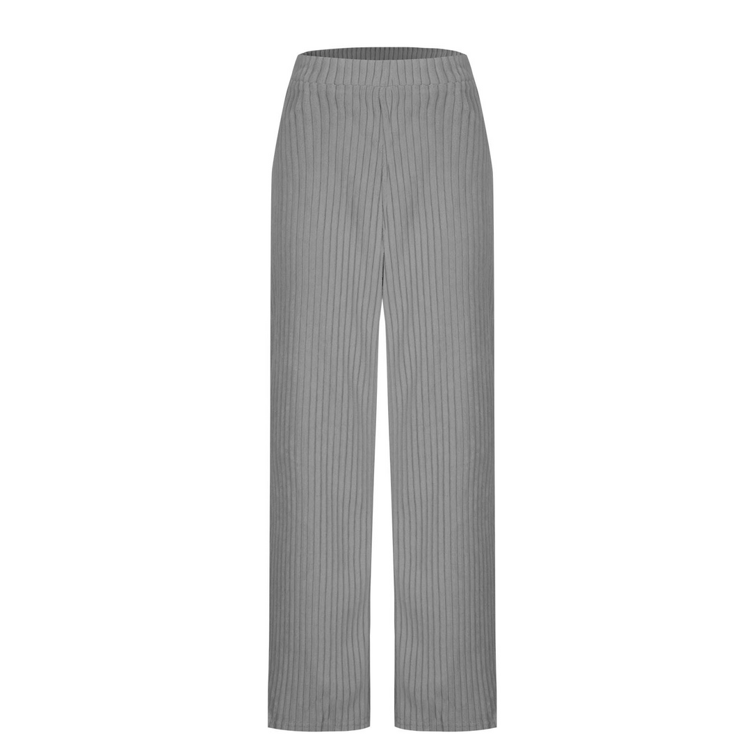 Everly - Cozy Ribbed Knit Sweatpants