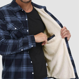Tariq – Plaid Lined Jacket for Chilly Days