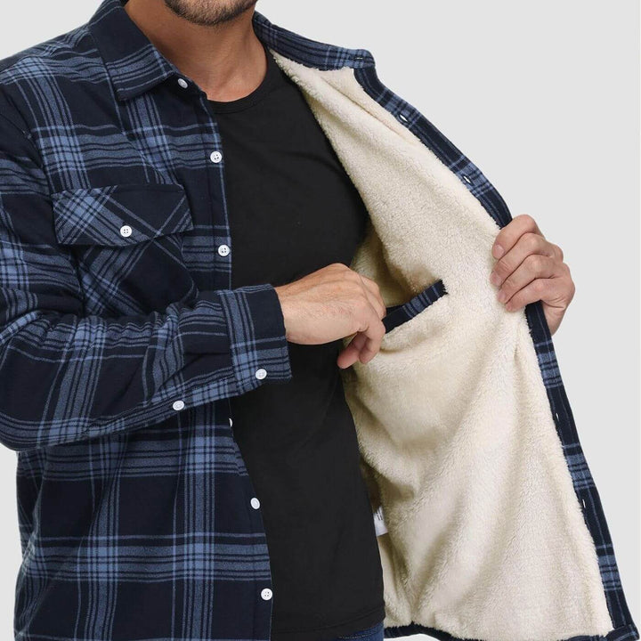 Tariq – Plaid Lined Jacket for Chilly Days