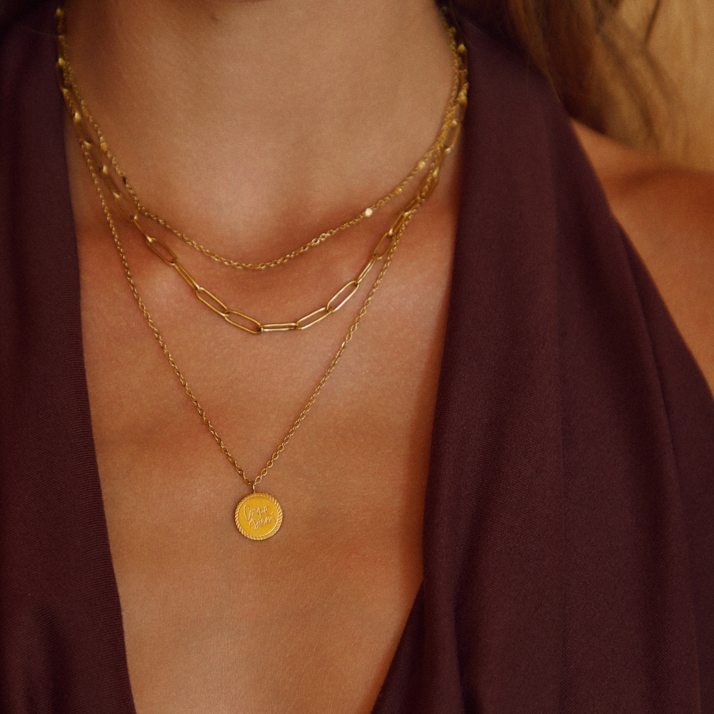Coin Layered Necklace