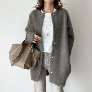 Alicia | Long Soft Knit Cardigan