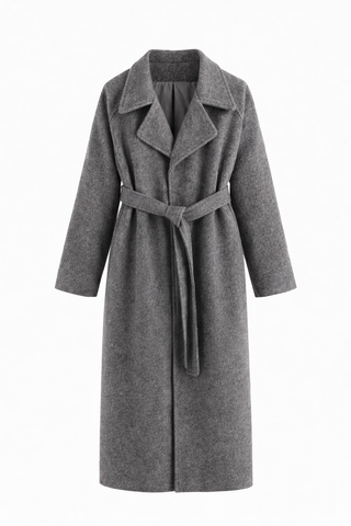 Hayley - Chic Belted Long Coat