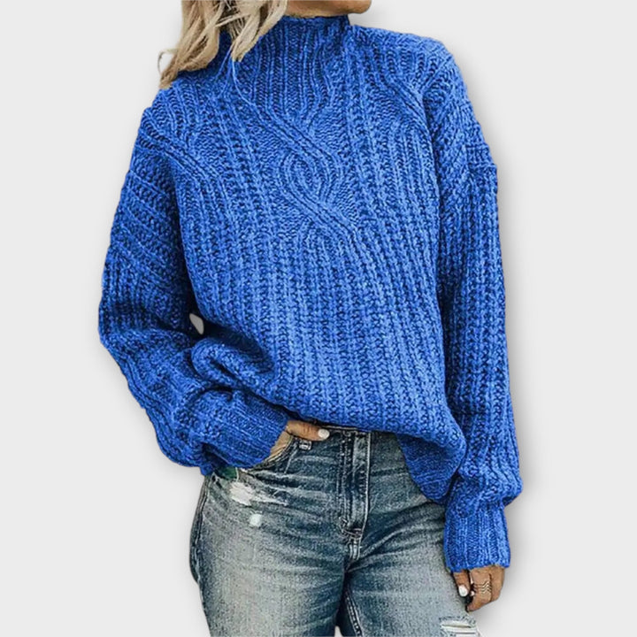 Tiffany™ - Chic High Neck Winter Knit