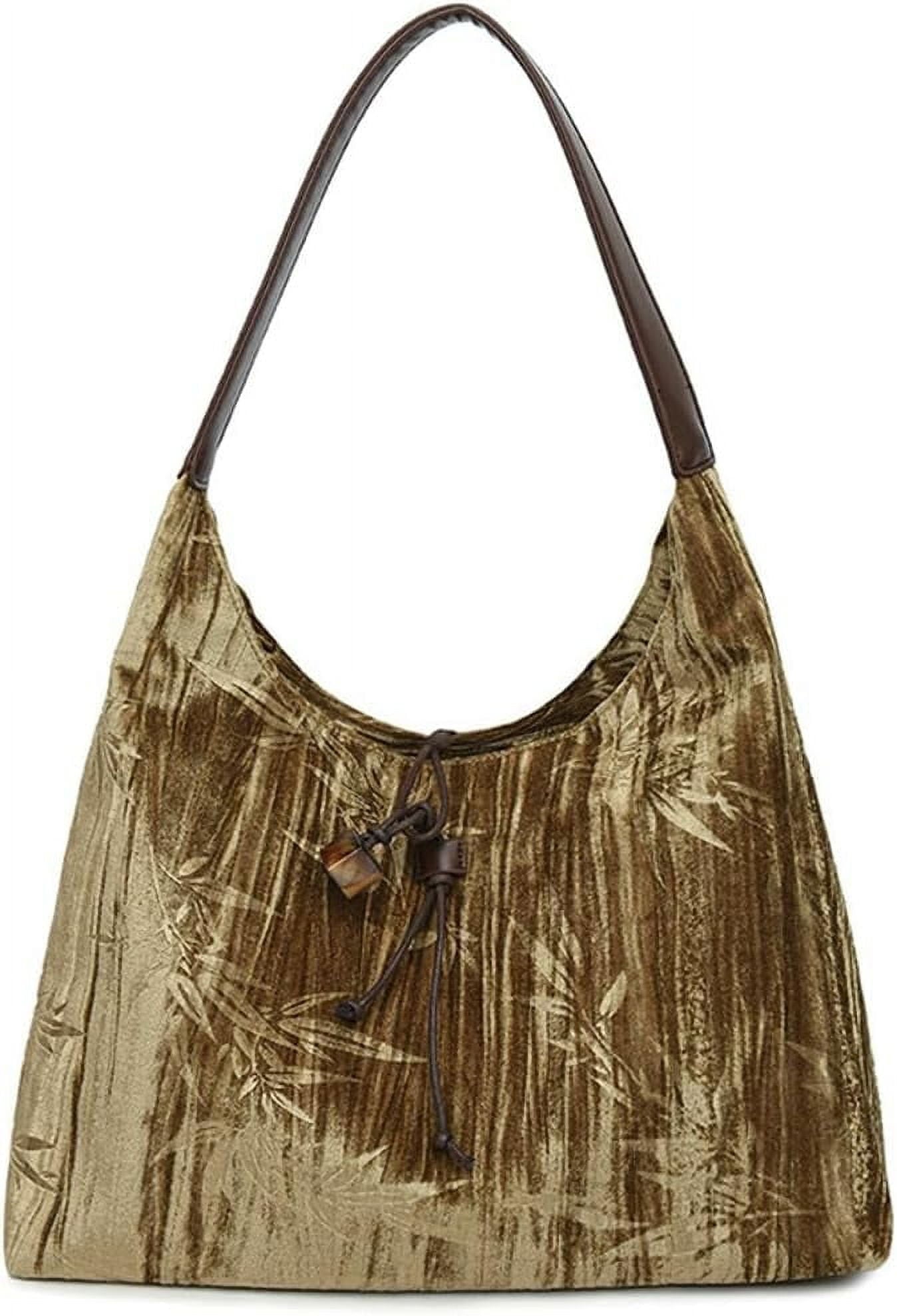 Velvet Crossbody Shoulder Bag