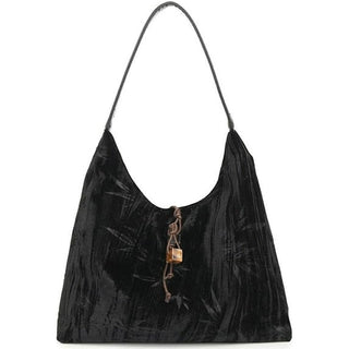 Velvet Crossbody Shoulder Bag