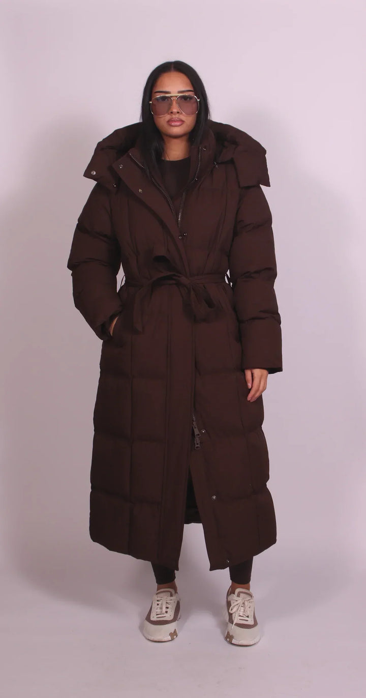 Carmen - Oversized Belted Puffer Jacket