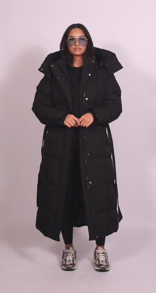 Carmen - Oversized Belted Puffer Jacket
