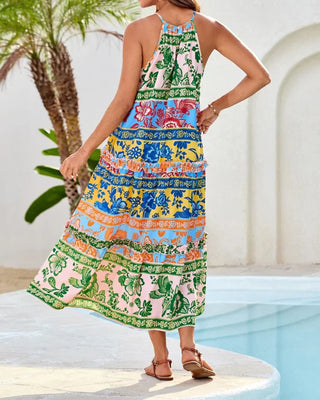 Zadie - Stylish Bohemian Halter Maxi Dress