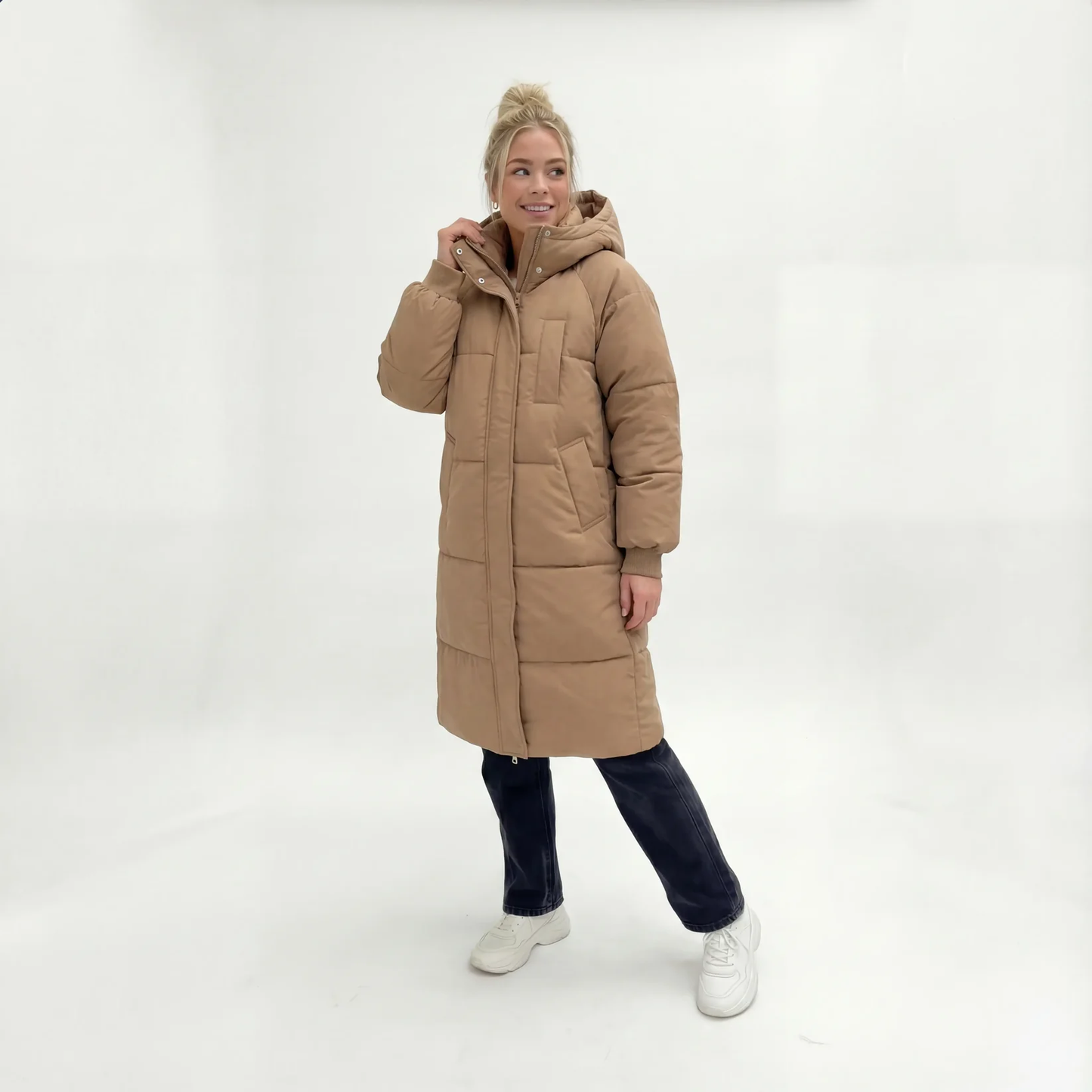 Belinda - Timeless Hooded Long Puffer Coat
