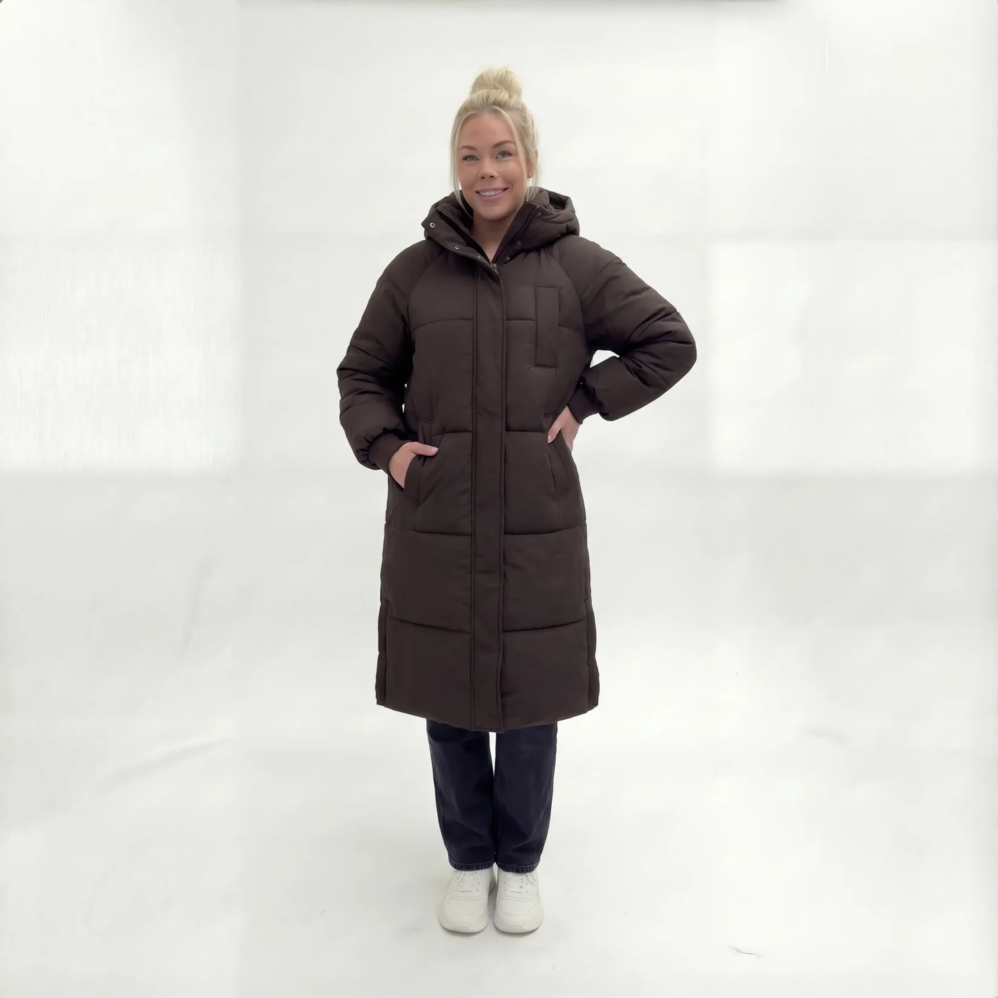 Belinda - Timeless Hooded Long Puffer Coat