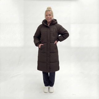 Belinda - Timeless Hooded Long Puffer Coat