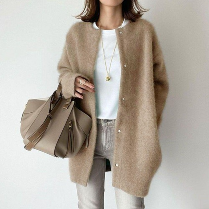 Alicia | Long Soft Knit Cardigan