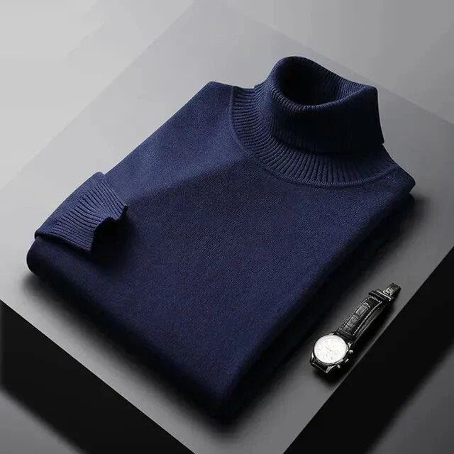 Sebastian – Luxurious Cashmere Turtleneck Sweater