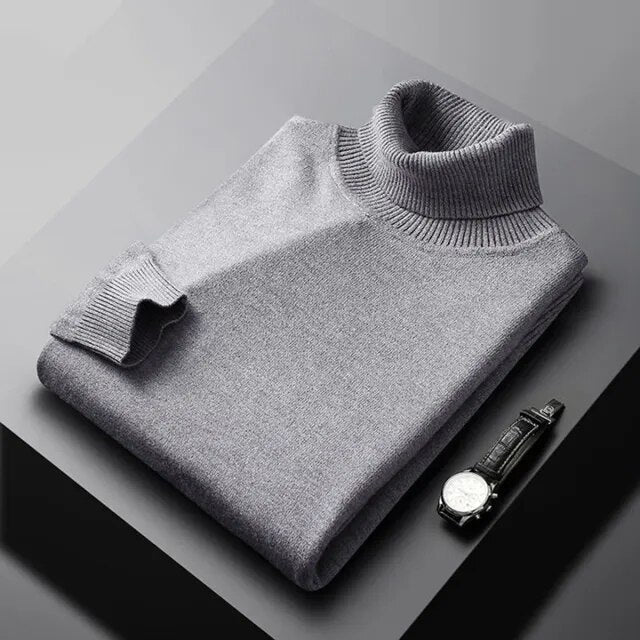 Sebastian – Luxurious Cashmere Turtleneck Sweater