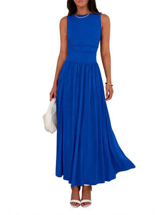 Peony – Ruched High-Waisted Maxi Gown