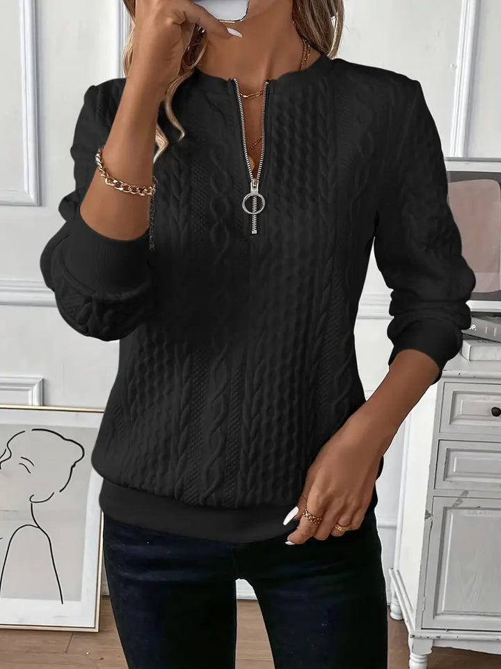Rosie™ - Chic Zip-Up Cardigan