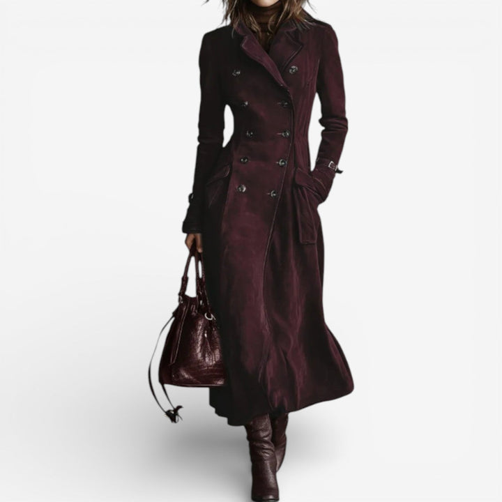 Loretta - Luxurious Suede Trench Coat