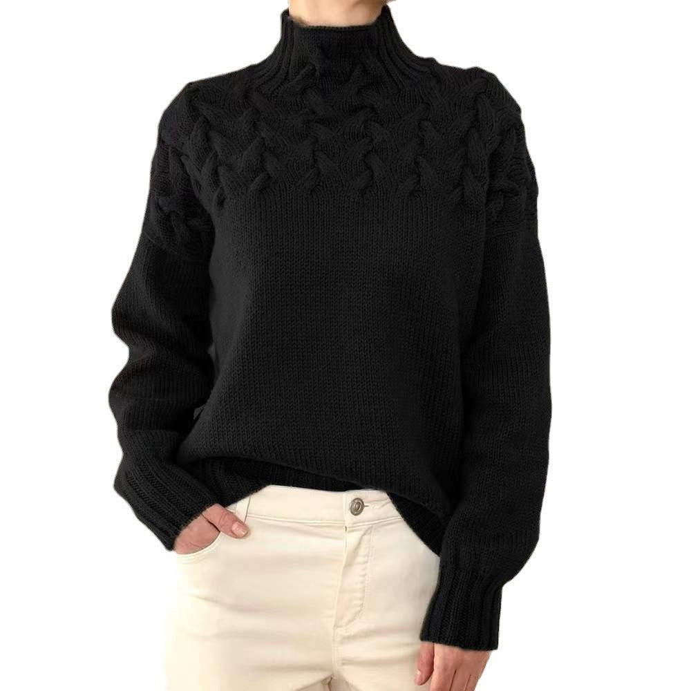 Olivia - Cozy Turtleneck Knit Sweater