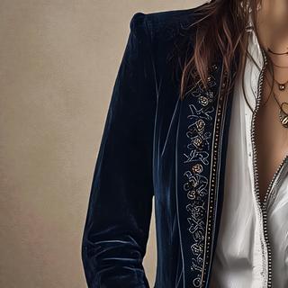 Matilda – Luxurious Velvet Blazer