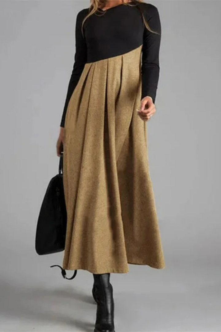 Samantha - Two-Tone Maxi Dress